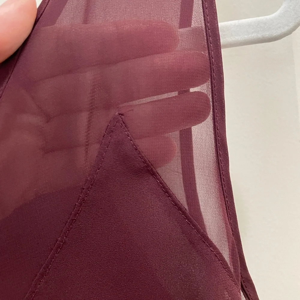 INC Sheer Strap Sleeveless Blouse - Picture 3 of 10